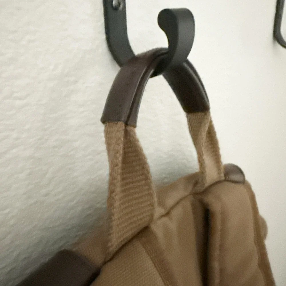 LANDS END | Waxed Canvas Brown Heavy Duty Water Resistant Laptop Backpack Travel